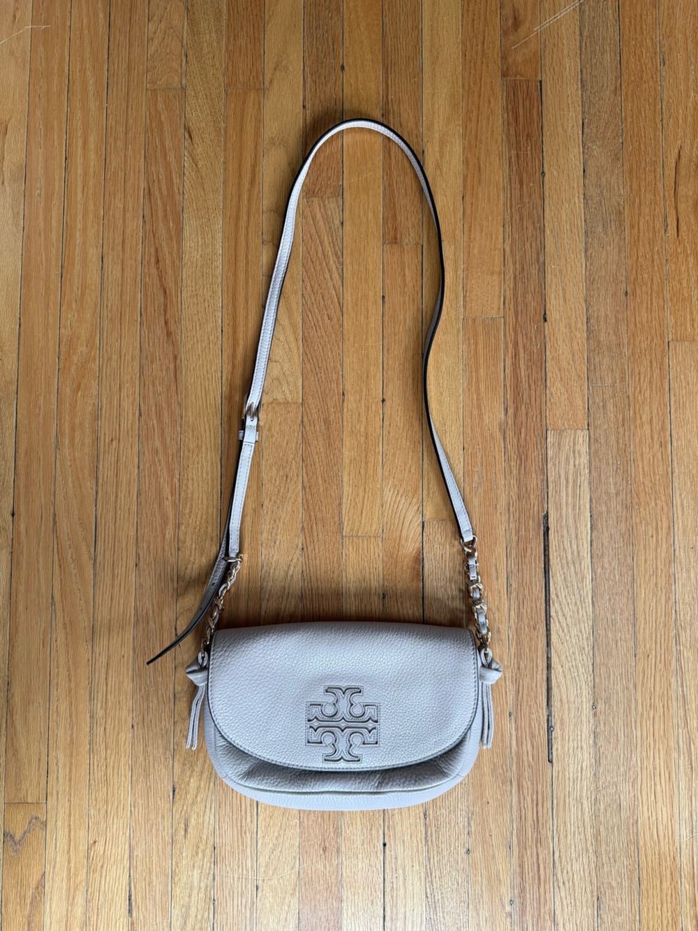 Tory Burch Harper Crossbody - Bedrock (Beige)